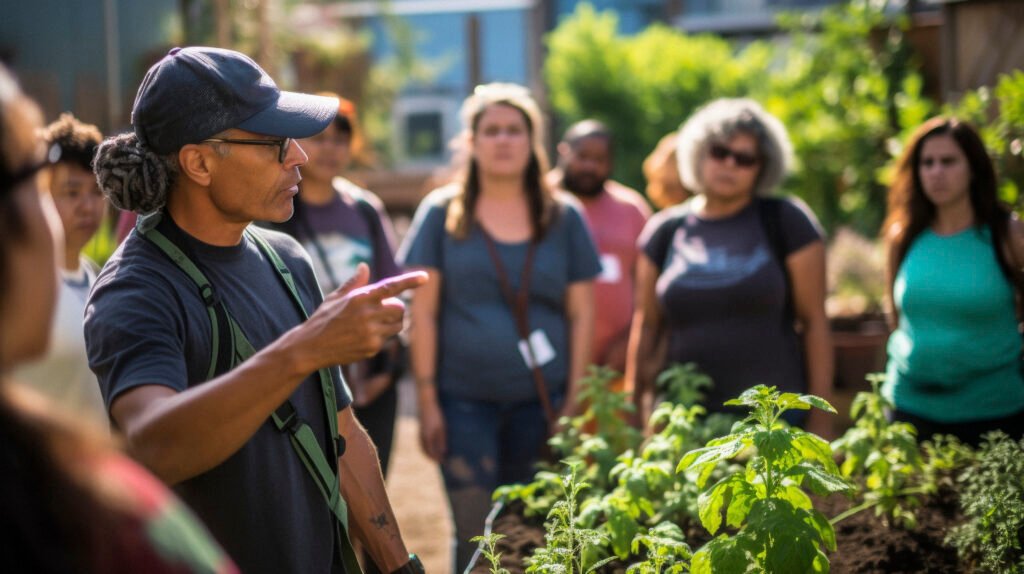 portrait indigenous person integrated into modern life